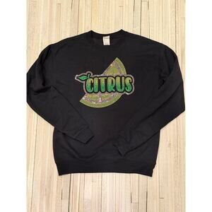 Stingrays Citrus Rhinestone Sweatshirt - Adult Small - Excellent Condition